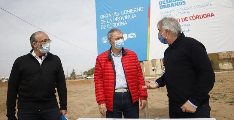 Llaryora Acompañó A Schiaretti En La Inauguración Del Nuevo Desagüe Para Los Vecinos Del Sur De La Ciudad