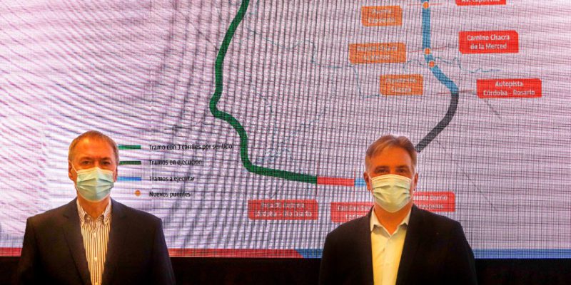 Circunvalación: Llaryora Acompañó A Schiaretti En El Llamado A Licitación Para La Continuidad De La Obra Del Tercer Carril