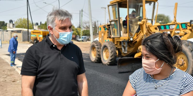 Campo De La Ribera: Nuevo Pavimento En Calle Martín Cartechini