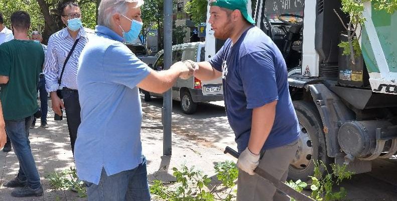Trabajos De Revalorización Del Cantero Central De Bulevar Chacabuco