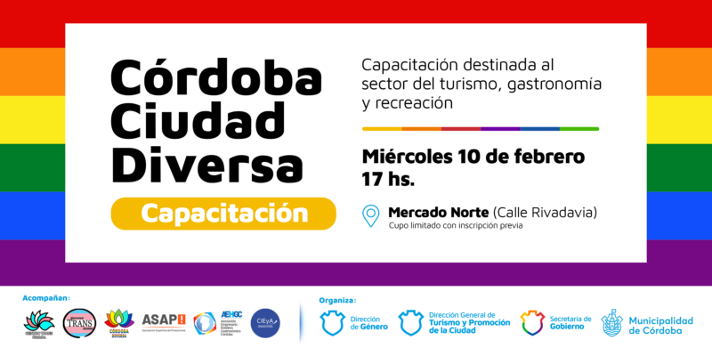 “Córdoba Ciudad Diversa”: Capacitación Para El Sector Turístico, Gastronómico Y De Recreación
