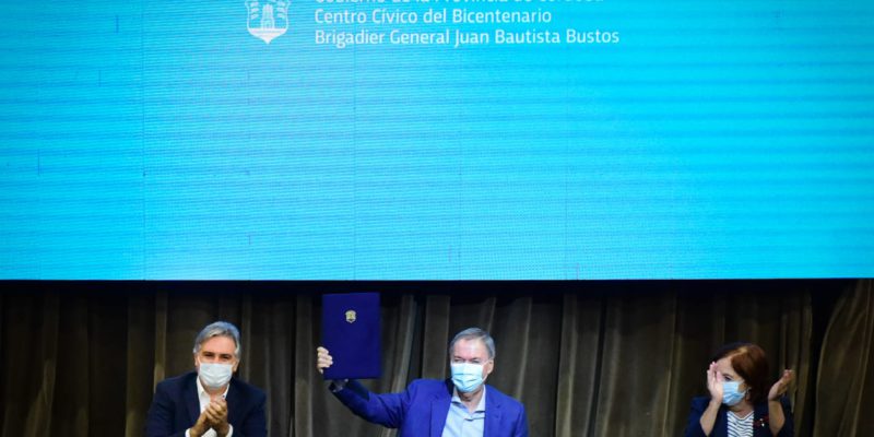 Schiaretti Y Llaryora Anunciaron La Pavimentación De Camino A Chacra De La Merced