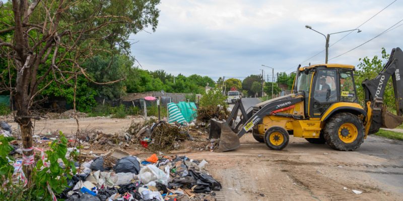 Barrio Pueyrredón: La Municipalidad Extrajo Más De 112 Toneladas De Residuos De Un Basural