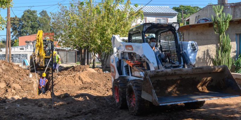 Avanza La Primera Etapa De La Obra De Cloacas En Villa El Libertador
