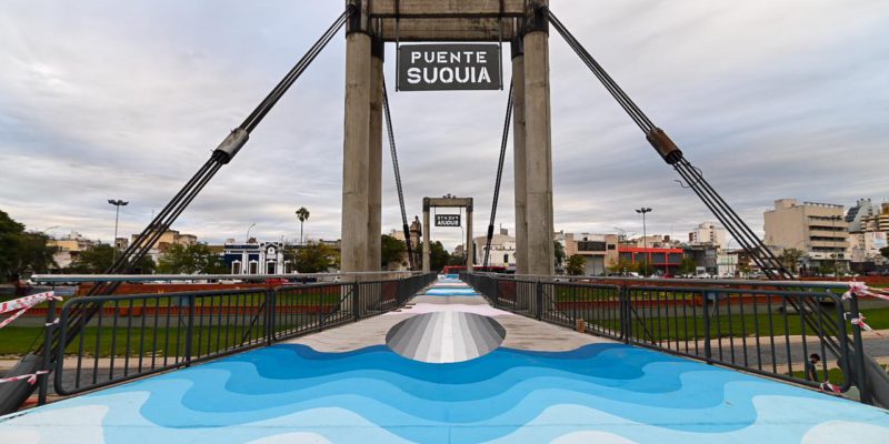 Avanza La Obra De Recuperación Del Puente Peatonal Suquía