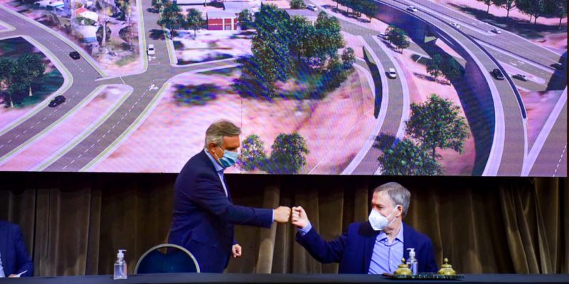 Schiaretti Y Llaryora Anunciaron La Construcción De Una Obra Altonivel En Avenida Armada Argentina
