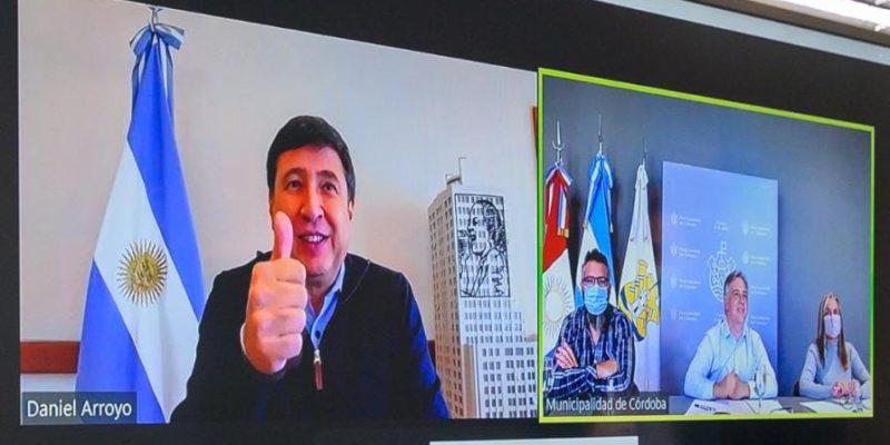 Llaryora Se Reunió Por Zoom Con El Ministro Daniel Arroyo