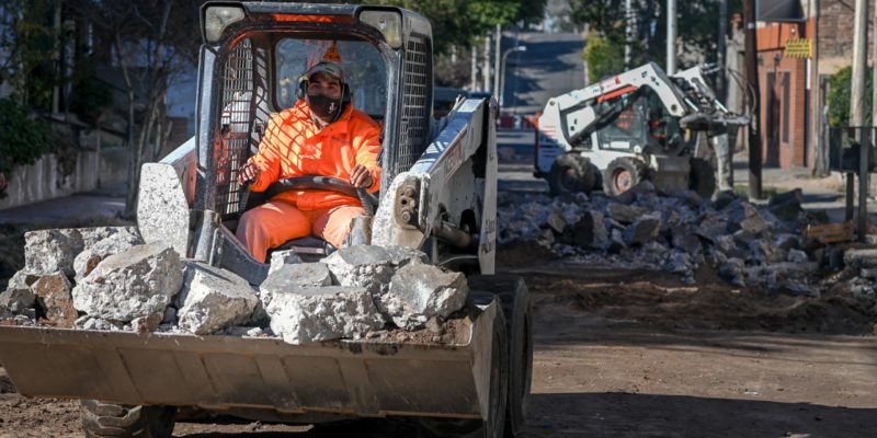 Inician La Reparación De 2 Mil Metros De La Calle Martín García