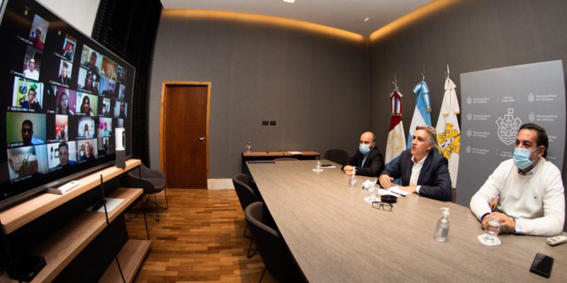 En El Día Del Vecino, Llaryora Se Reunió Vía Zoom Con Vecinalistas De Toda La Ciudad
