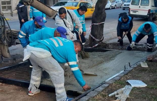Reconstruyen 400 Metros De Vereda Sobre La Estación Del Ferrocarril De Alta Córdoba