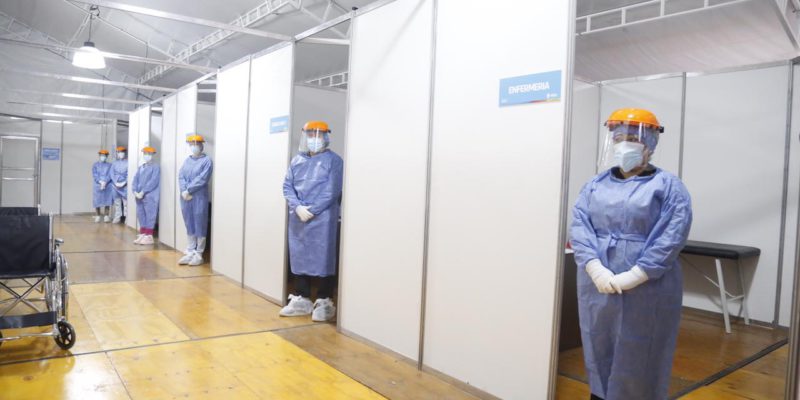 El Municipio Habilitó Una Carpa Pre-hospitalaria En El Príncipe De Asturias