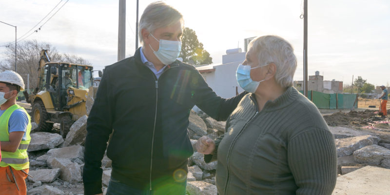 El Municipio Reconstruye 550 Metros De La Calle Mariano Fragueiro