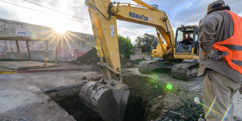 Avanza La Construcción Del Aliviador Cloacal De Barrio Juniors Y Bajo General Paz
