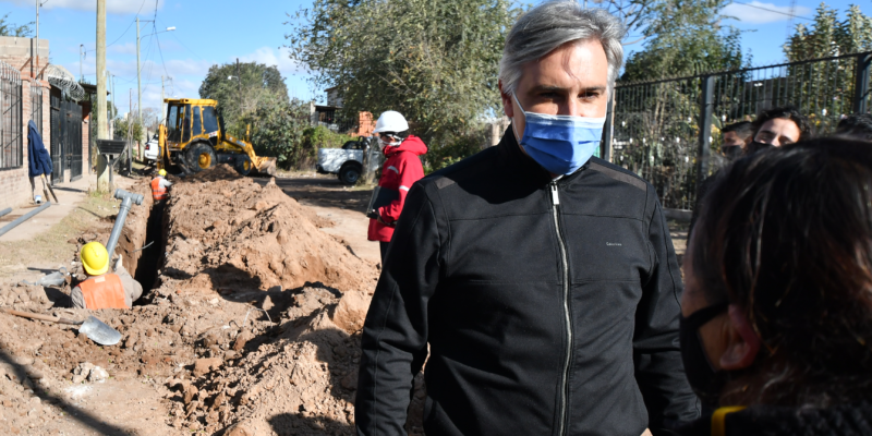 Las Obras De Agua Para La Cooperativa 6 De Agosto Presentan Un Avance Del 30%