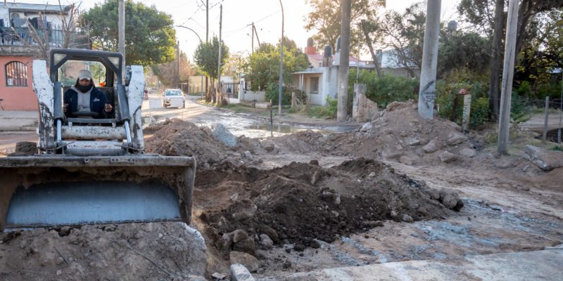 Avanza El Plan De Rehabilitación De Calzada Con Hormigón En Villa El Libertador