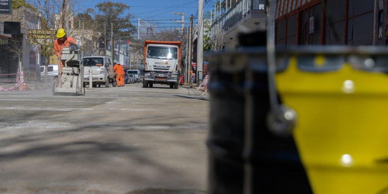 Con Un 30% De Avance De Obra, El Municipio Trabaja En La Rehabilitación De La Calle Martín García