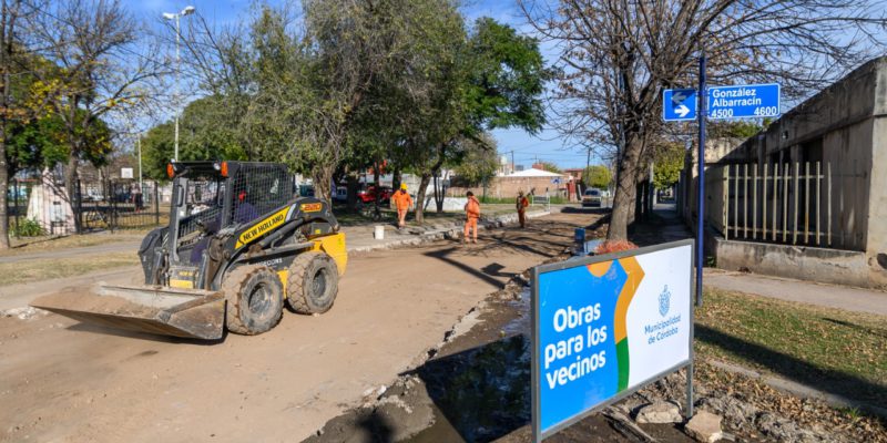 Residencial San Roque: Reparan 200 Metros De La Calle Aviador Abel
