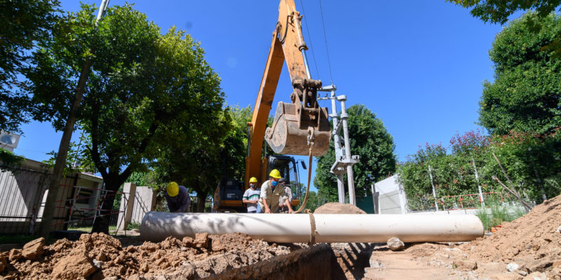 La Municipalidad Puso En Funcionamiento El Aliviador De Barrio Inaudi