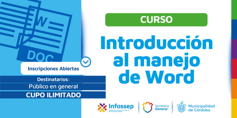 Comienzan Las Inscripciones Para El Curso Gratuito “Introducción Al Manejo De Word”
