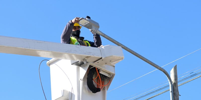 La Municipalidad Iluminó Barrio Smata Con Tecnología LED
