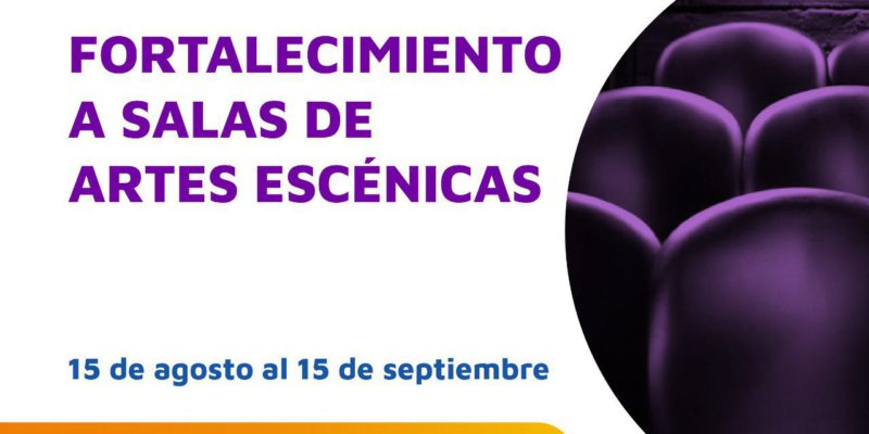 Inicia La Convocatoria Para El “Plan De Fortalecimiento Para Salas Y Espacios De Artes Escénicas”