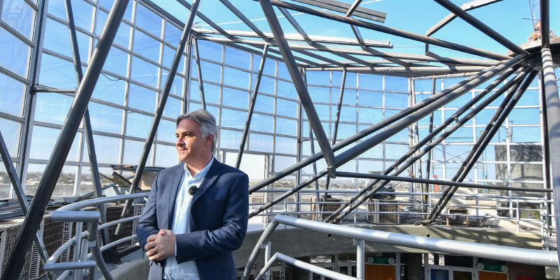 Avanzan Las Obras Para Evitar Filtraciones Y Goteras En El Techo Del CPC Ruta 20