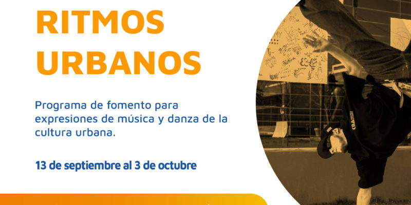Abre Convocatoria El Programa “Ritmos Urbanos” Del Plan De Compromiso Cultural 2021