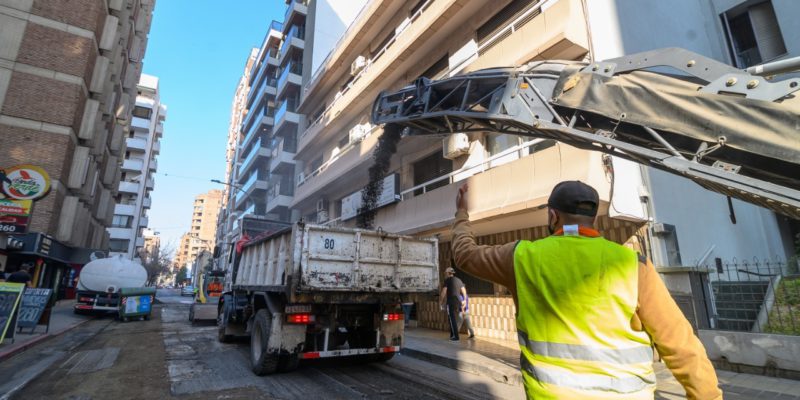 Alberdi: Repavimentan 800 Metros De La Calle Justo José De Urquiza