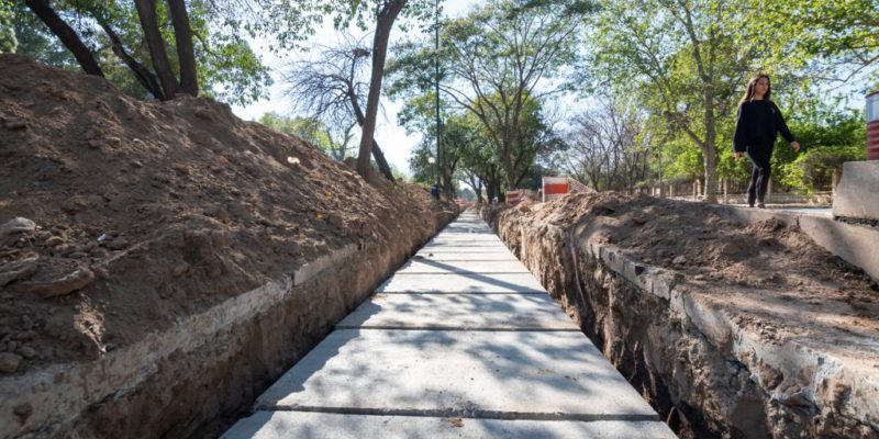 Parque Sarmiento: Avanza Una Obra Fundamental Para Evitar Que Residuos Lleguen Al Lago
