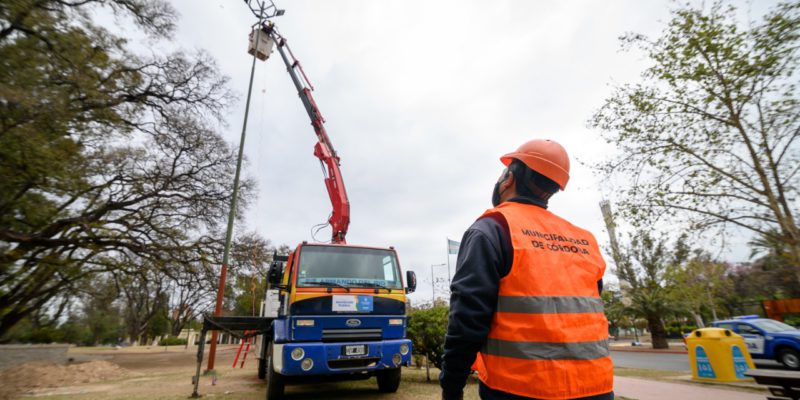 Se Iluminará El 100% Del Parque Sarmiento Con Tecnología LED