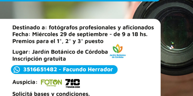 Concurso Fotográfico En El Jardín Botánico