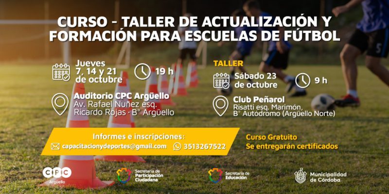 Comienza El Curso-Taller De Actualización Y Formación Para Escuelas De Fútbol