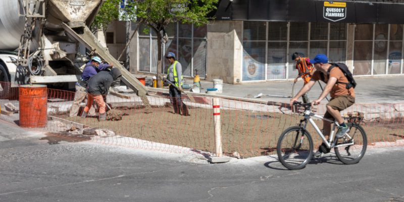 Se Reparan Las Bocacalles De La Cañada Con Hormigón