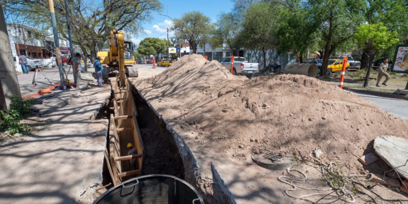 Avanza La Ejecución Del Aliviador Cloacal Que Beneficiará A Seis Barrios De Zona Noroeste