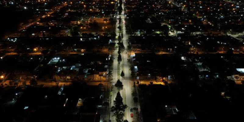 Tres Barrios De Zona Sureste Tienen 96 Nuevas Cuadras “Seguras” Iluminadas Con Tecnología LED