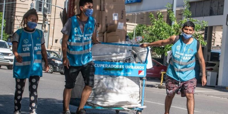 Así Trabajan Los Recuperadores Urbanos En El Área Central De La Ciudad