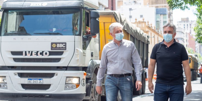 Llaryora Supervisó Las Obras De Recuperación De La Avenida Emilio Olmos