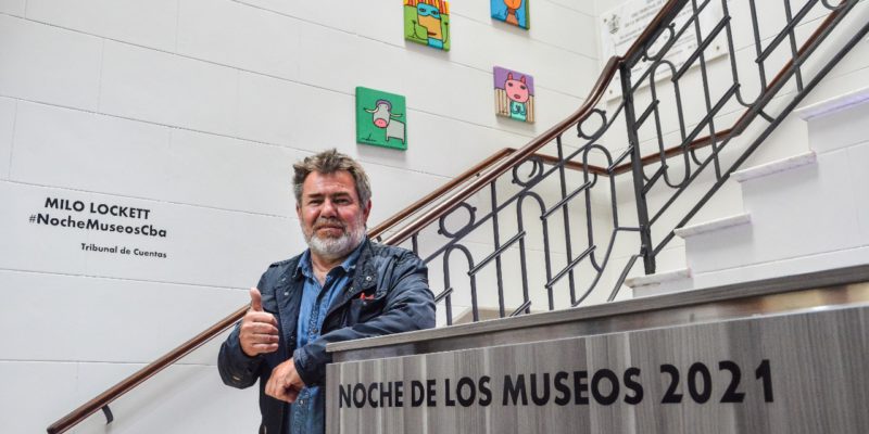 Milo Lockett Visita Córdoba En El Marco De La Noche De Los Museos