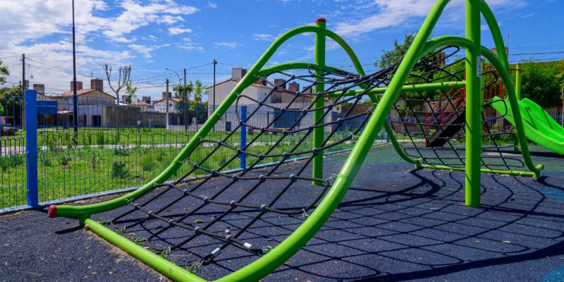 Barrio Patricios: Nace Una Moderna Plaza Con Calles De Hormigón En Reemplazo De Un Basural
