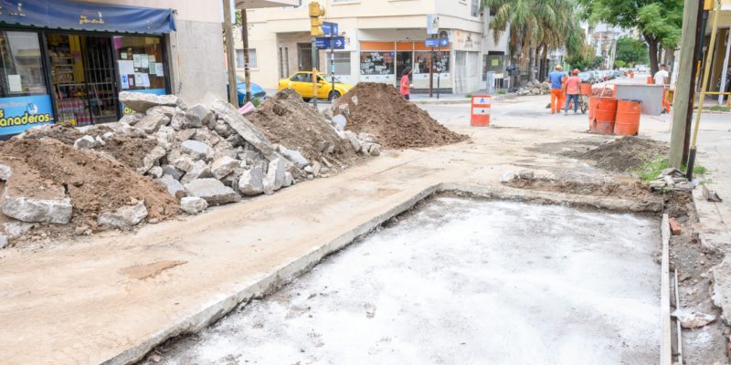Con Hormigón, El Municipio Recupera Un Tramo De Alto Tránsito En Federico Brandsen