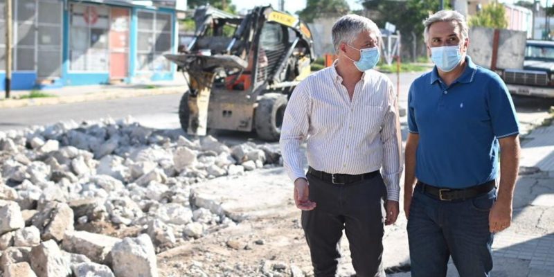 Avanza La Recuperación Con Hormigón De La Totalidad De La Avenida Julio A. Roca