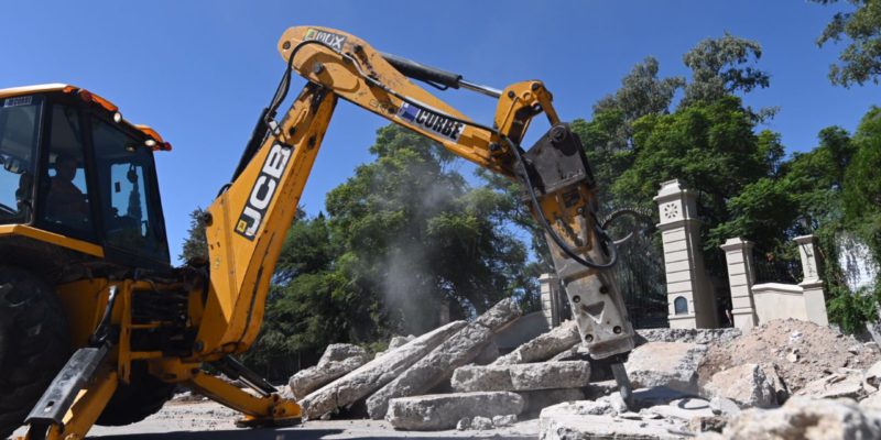 Parque De La Biodiversidad: Avanza La Obra Del Nuevo Corredor Ambiental Sobre Calle Rondeau