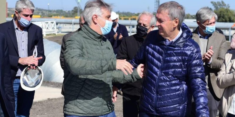 Bajo Grande: Schiaretti Y Llaryora Supervisaron El Funcionamiento De La Nueva Planta De Líquidos Cloacales