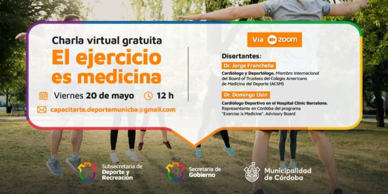Charla Virtual: “El Ejercicio Es Medicina”