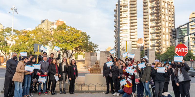 El Municipio Reconoció A Los Estudiantes Guías De La Muestra Interactiva “Ana Frank: Una Historia Vigente”
