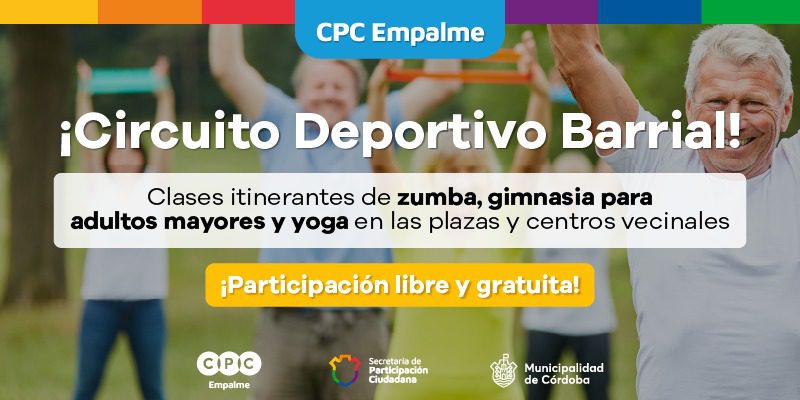 CPC Empalme: Comienza El Circuito Deportivo Barrial Con Clases En Plazas Y Centros Vecinales