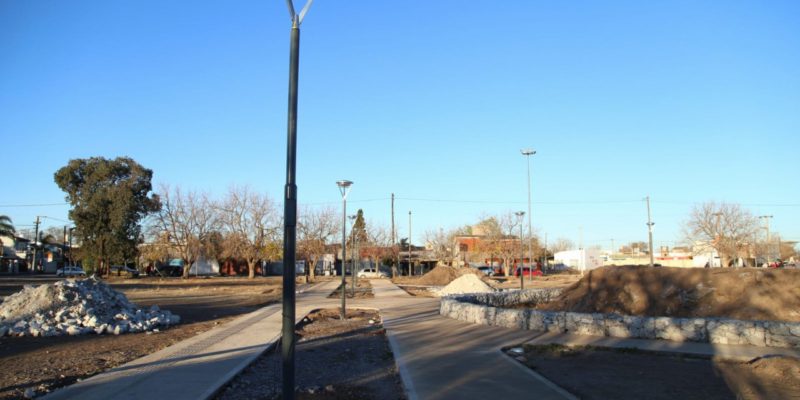 Continúan Los Trabajos De Puesta En Valor Del Paseo Parque Futura