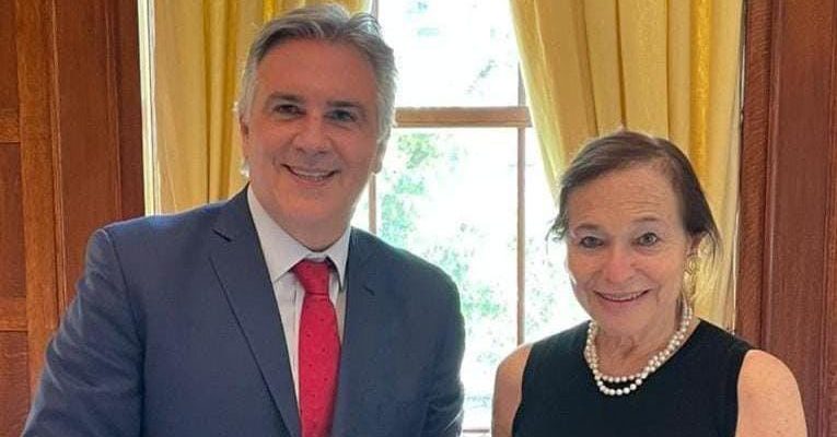 Llaryora Se Reunió Con La Presidenta Del Consejo De Las Américas