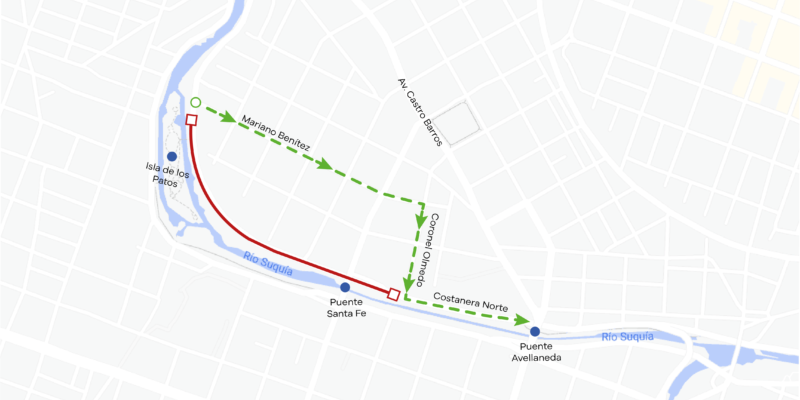 Por Obras De Aliviador Cloacal, Se Establece Corte Total En Costanera Norte Por 30 Días