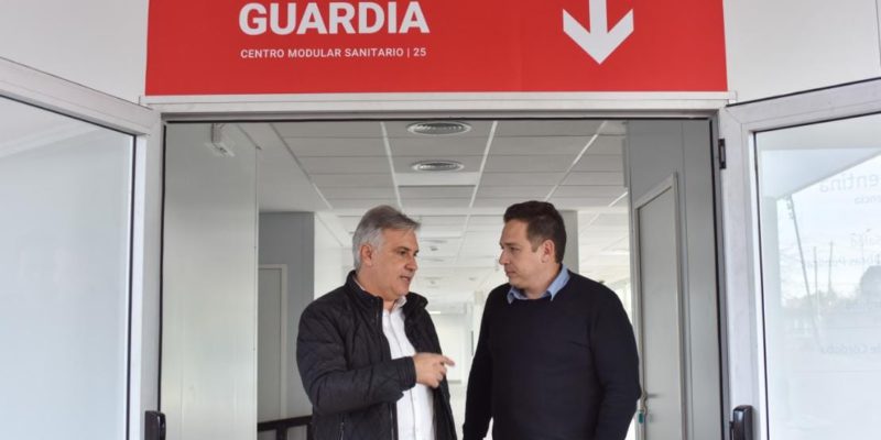 Llaryora Recorrió Las Obras Del Hospital De Pronta Atención De La Zona Norte